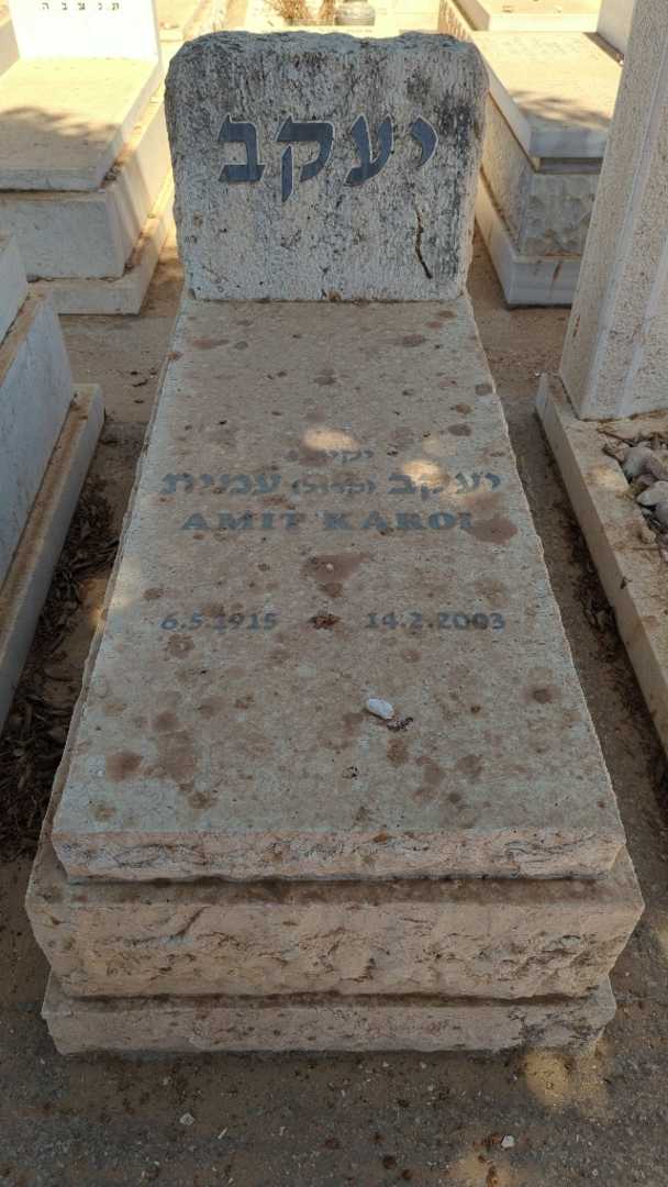 קברו של יעקב "קרול" עמית