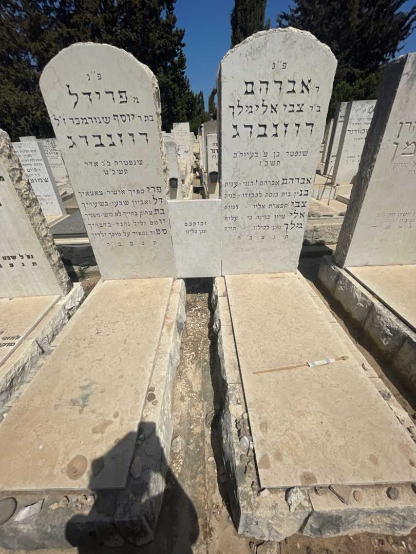 קברו של פרידל רוזנברג. תמונה 1