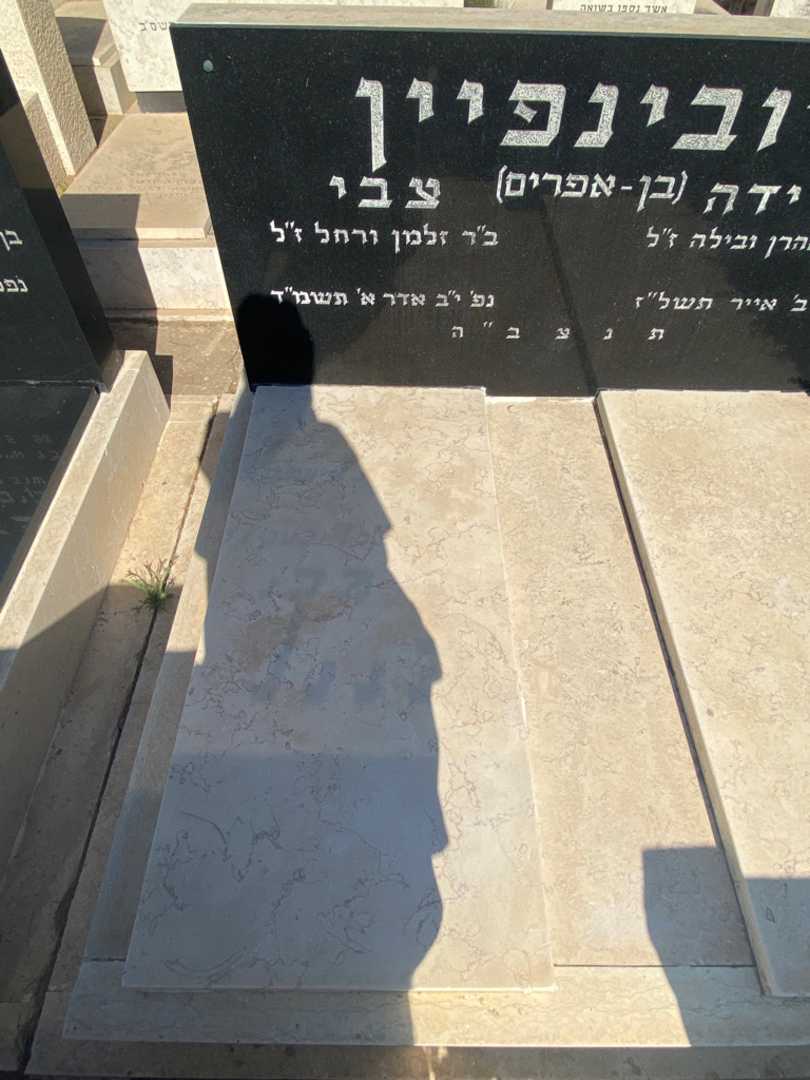 קברו של צבי רובינפיין בן-אפרים. תמונה 1