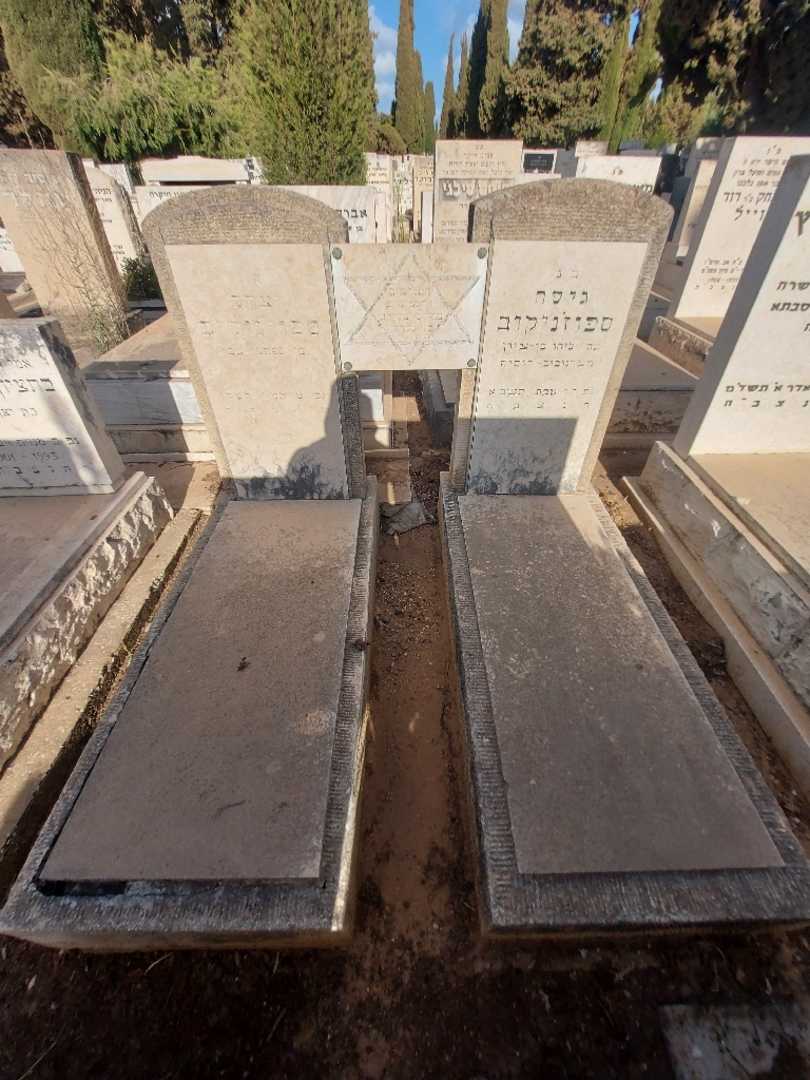 קברו של יצחק ספוז'ניקוב. תמונה 1