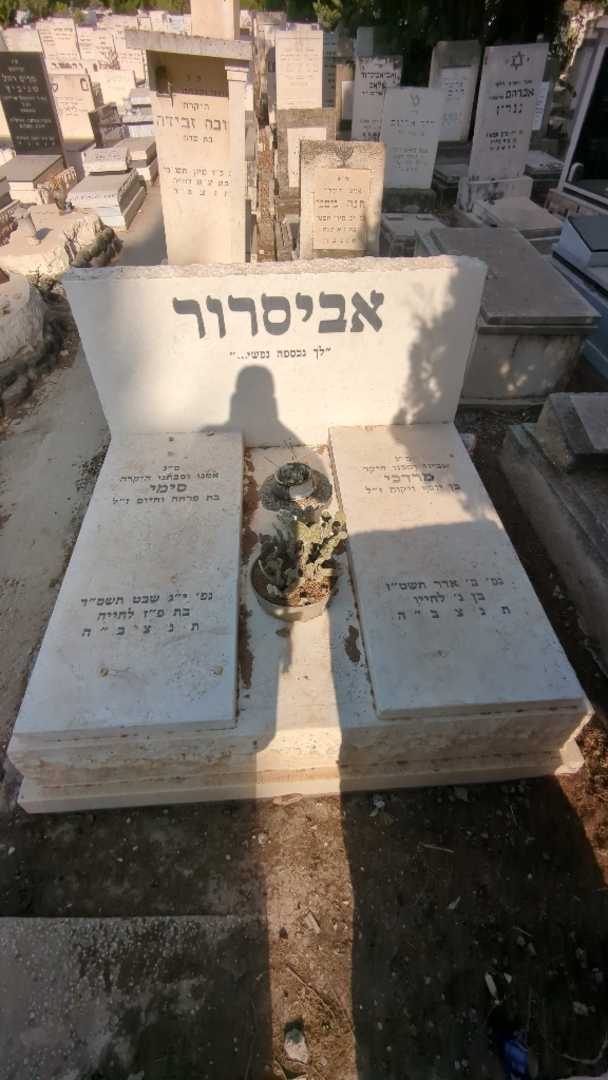 קברו של מרדכי אביסרור. תמונה 1
