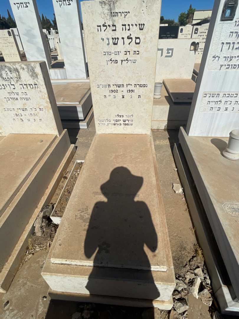 קברו של הירש יוסף סלושני
