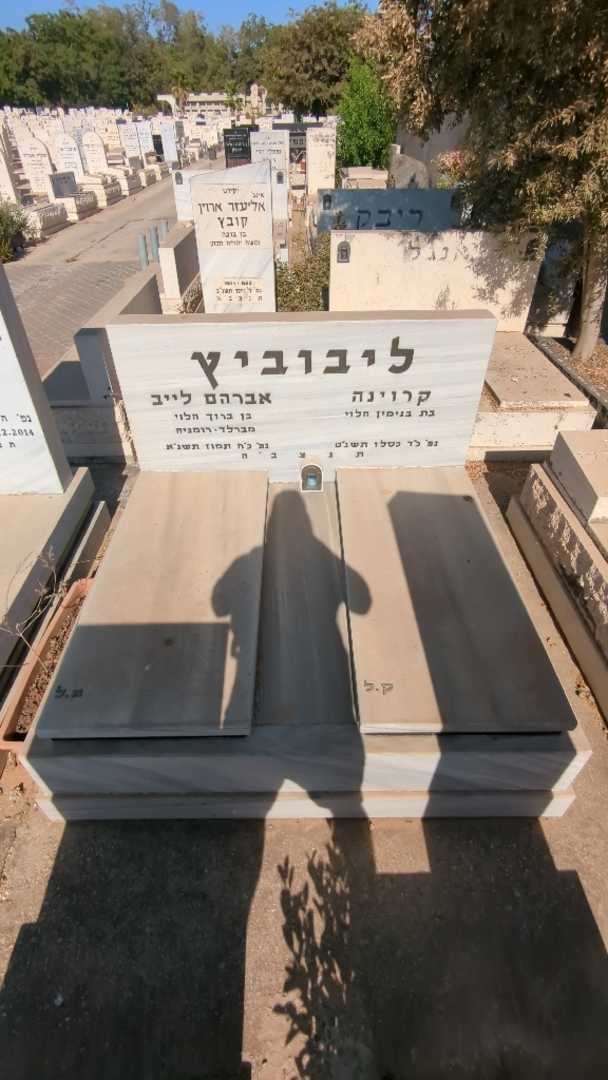 קברו של אברהם לייב ליבוביץ. תמונה 2