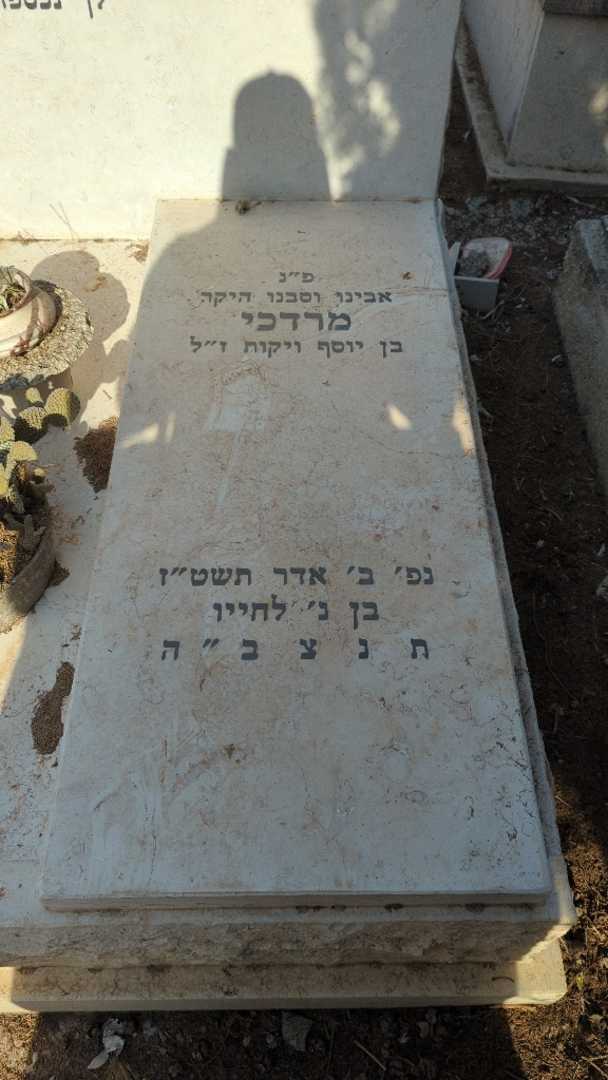 קברו של מרדכי אביסרור. תמונה 2