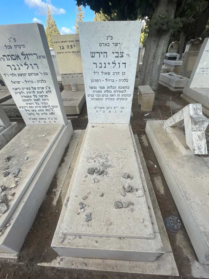 קברו של צבי הירש דולינגר. תמונה 2