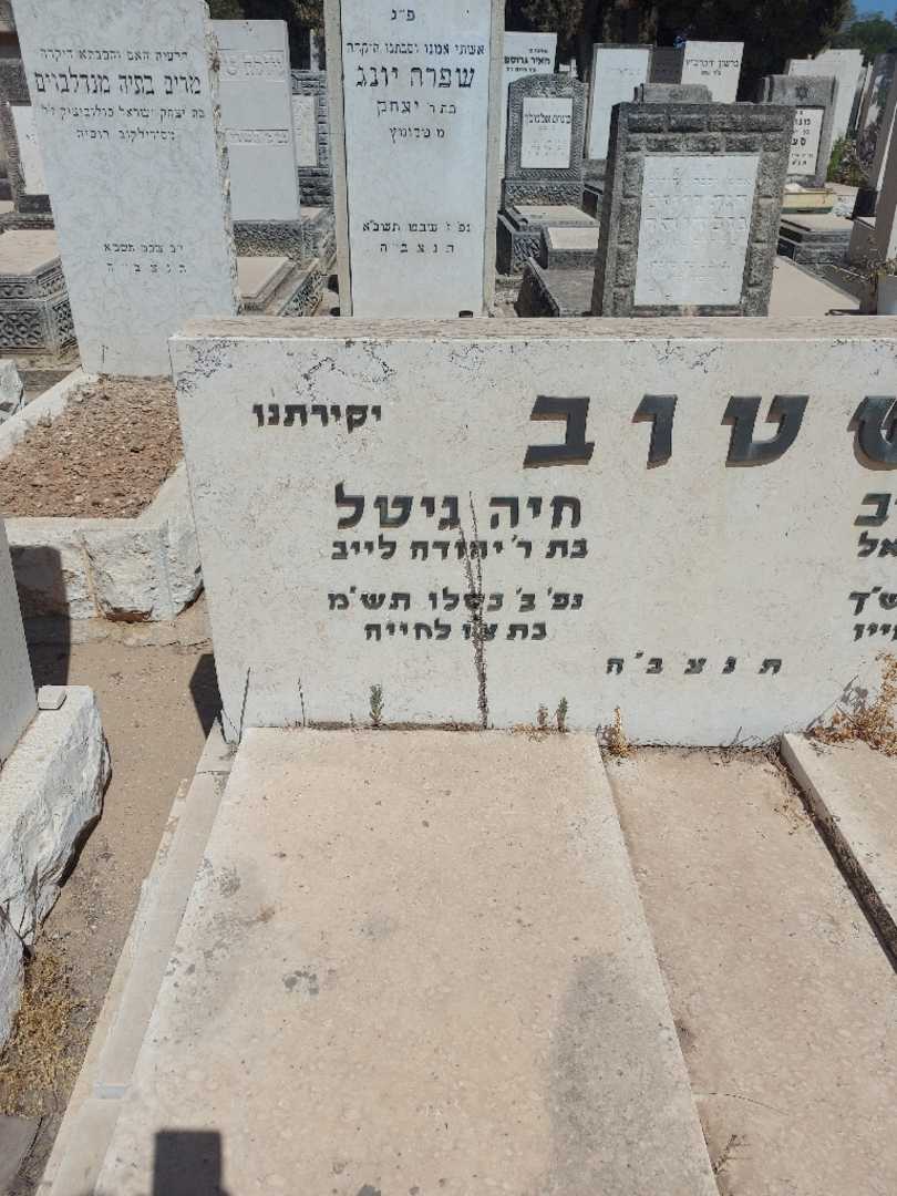 קברו של חיה גיטל שטוב. תמונה 2