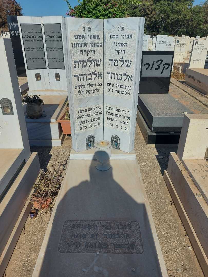 קברו של שולמית אלבוחר