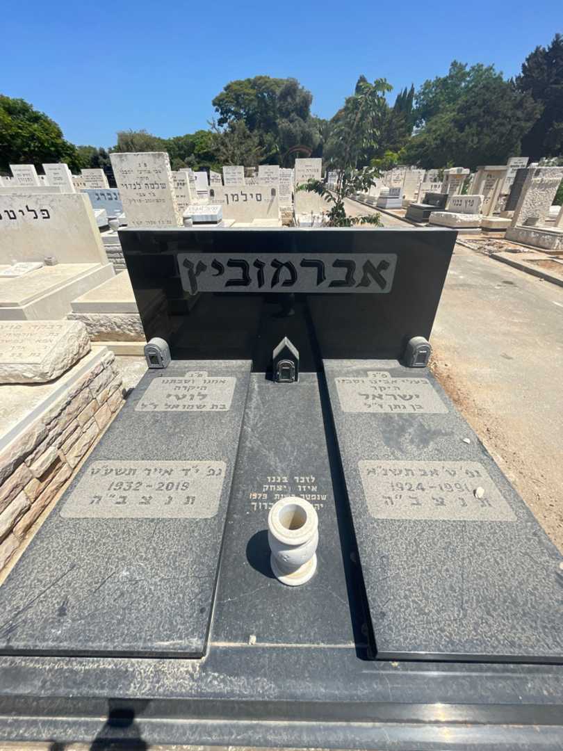 קברו של ישראל אברמוביץ. תמונה 1