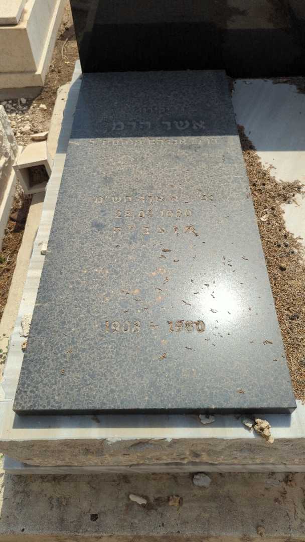 קברו של אשר הרמן. תמונה 2