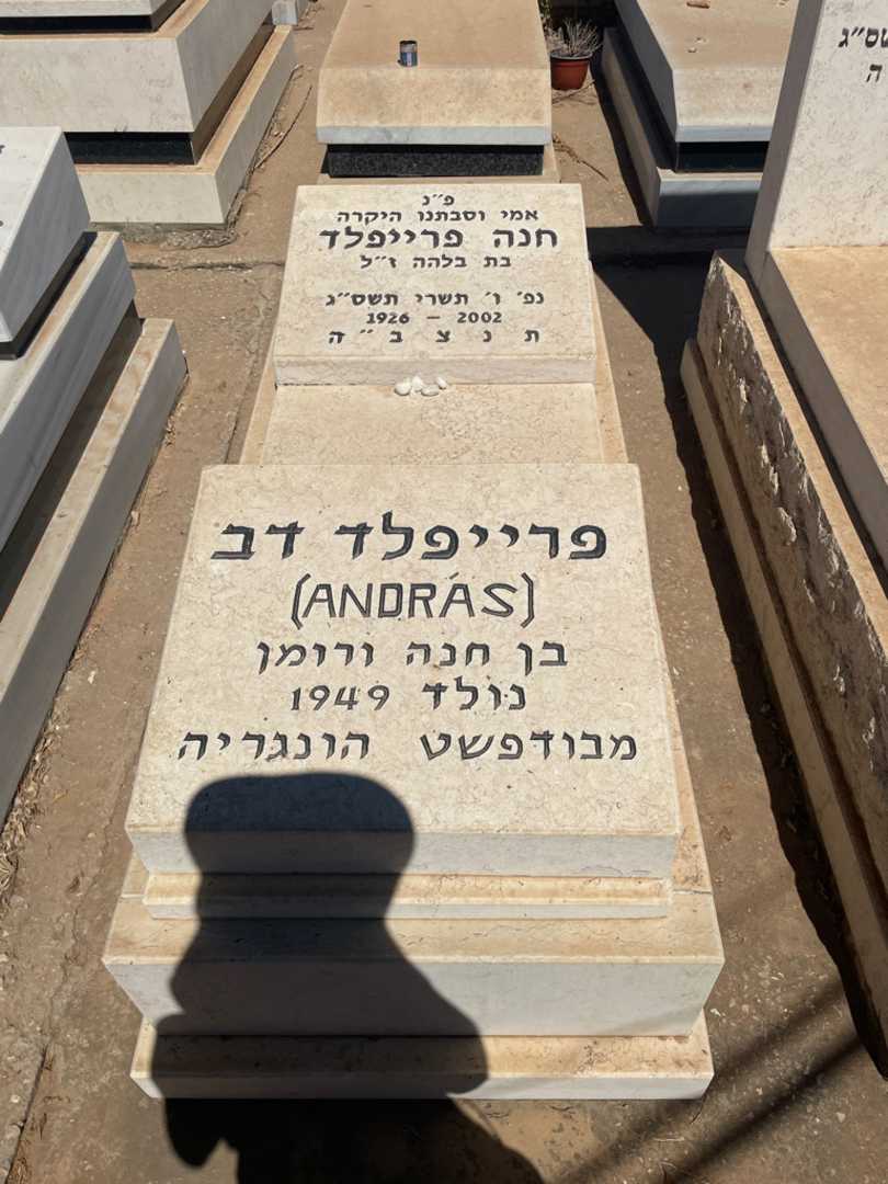 קברו של דב "אנדרס" פרייפלד