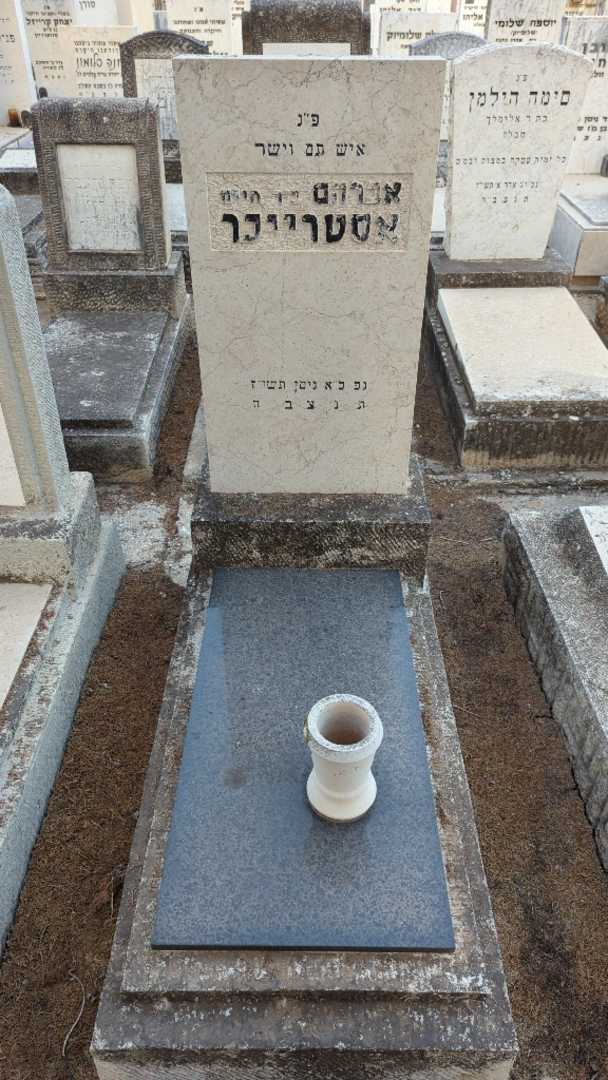 קברו של אברהם אסטרייכר