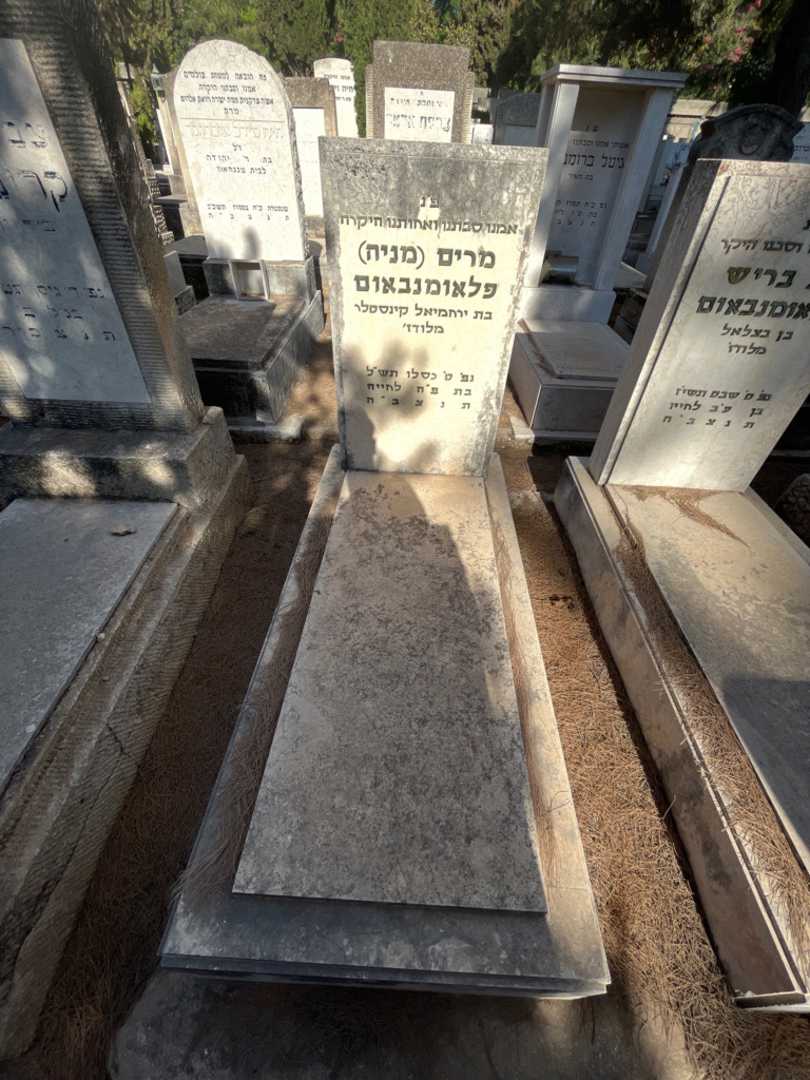 קברו של מרים "מניה" פלאומנבאום. תמונה 2