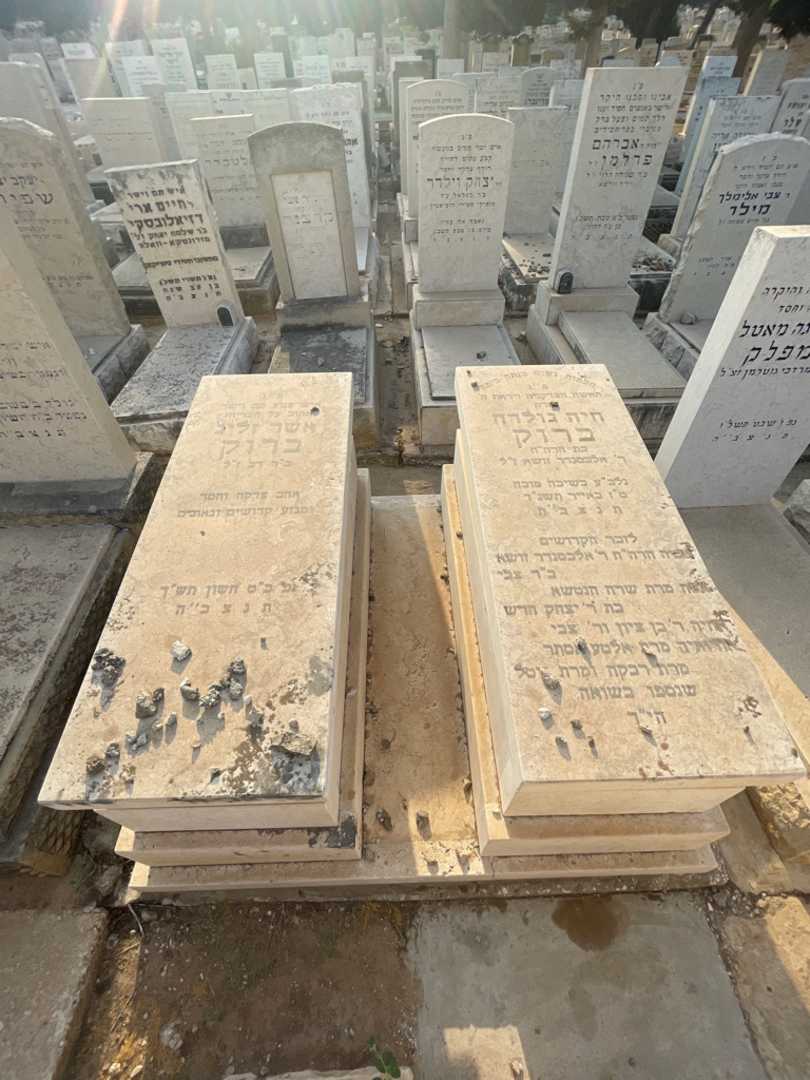 קברו של אשר זליג ברוק. תמונה 1