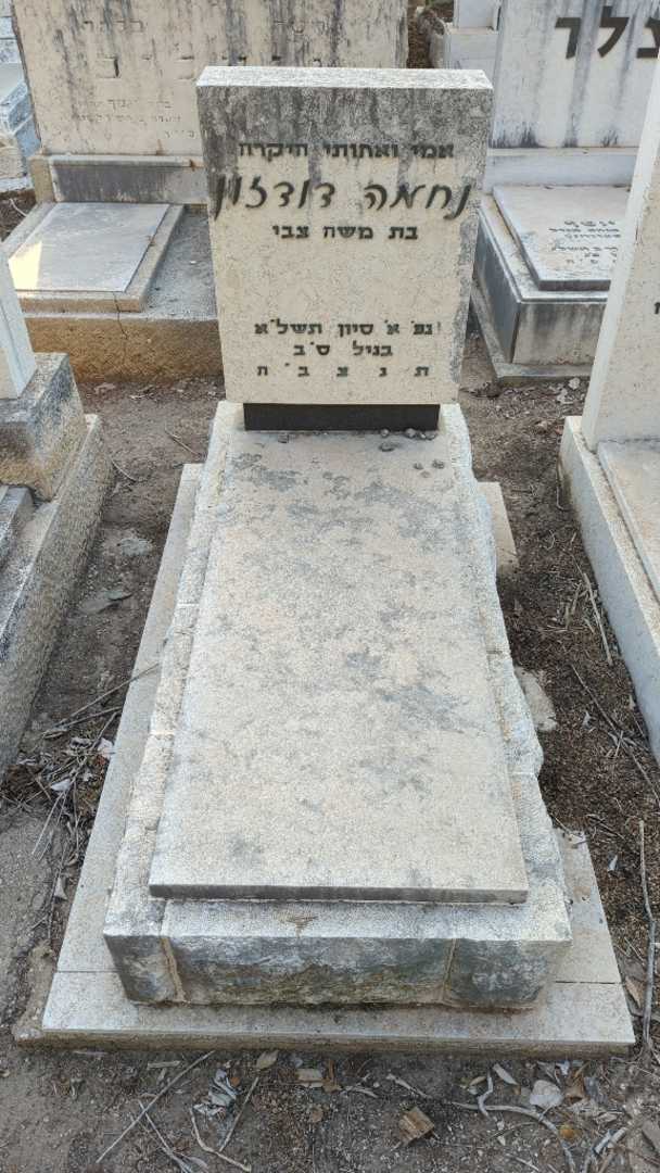 קברו של נחמה דודזון