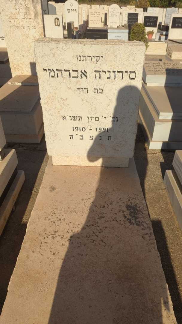 קברו של סידוניה אברהמי