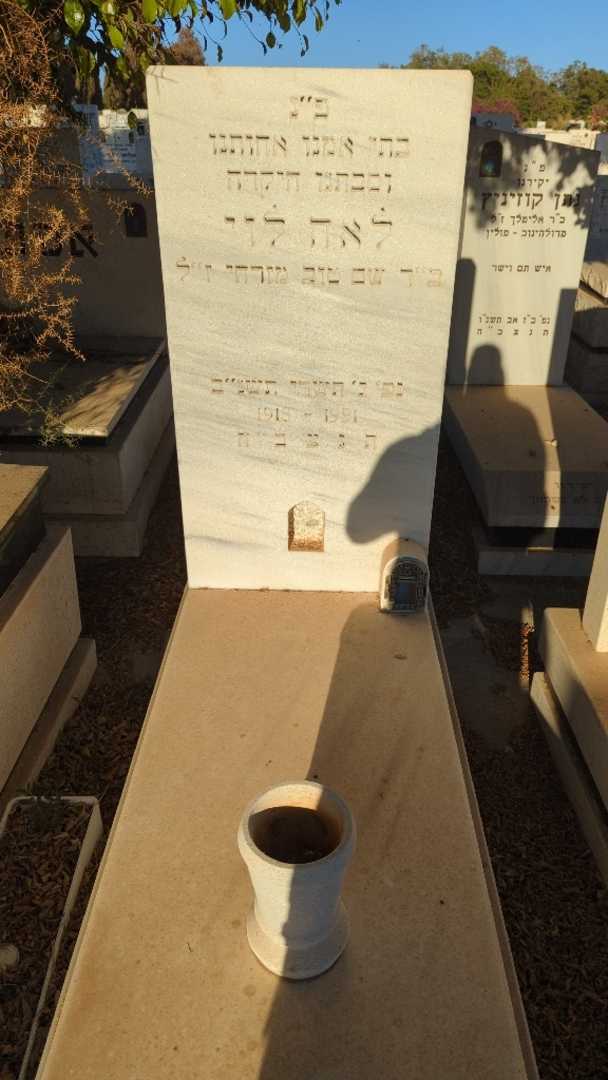 קברו של לאה לוי