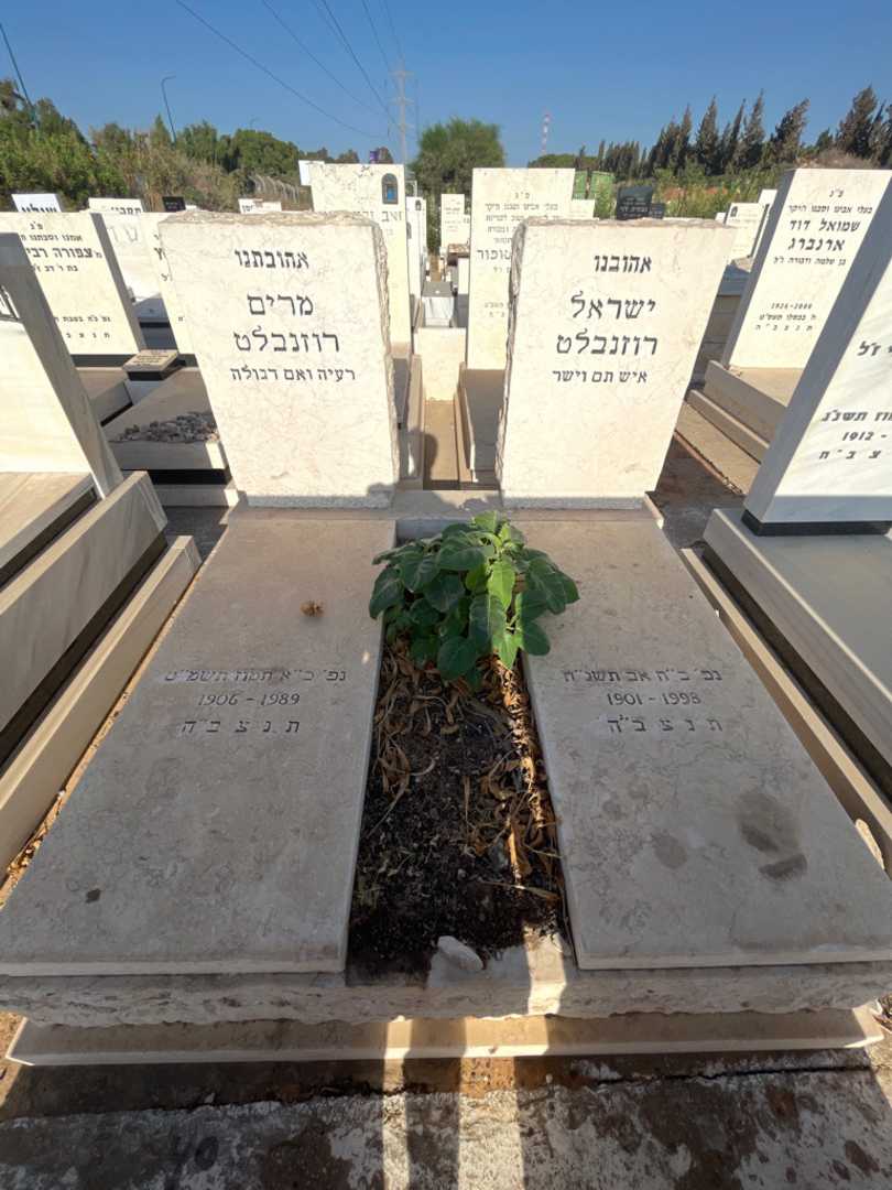 קברו של ישראל רוזנבלט. תמונה 1