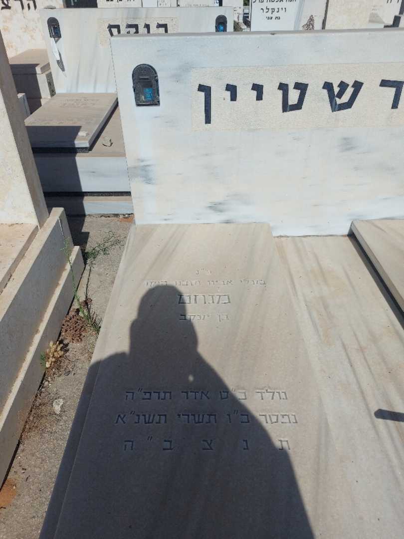 קברו של מנחם ולרשטיין. תמונה 1