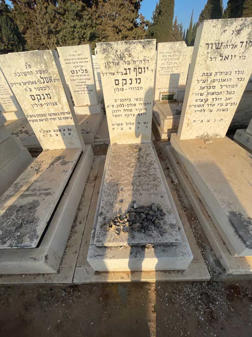 קברו של יוסף דב מנקס. תמונה 2