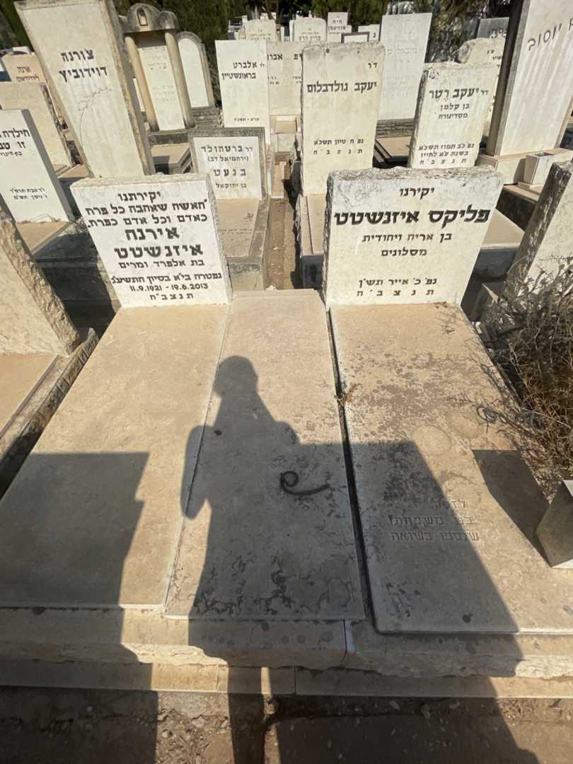 קברו של אירנה איזנשטט. תמונה 1