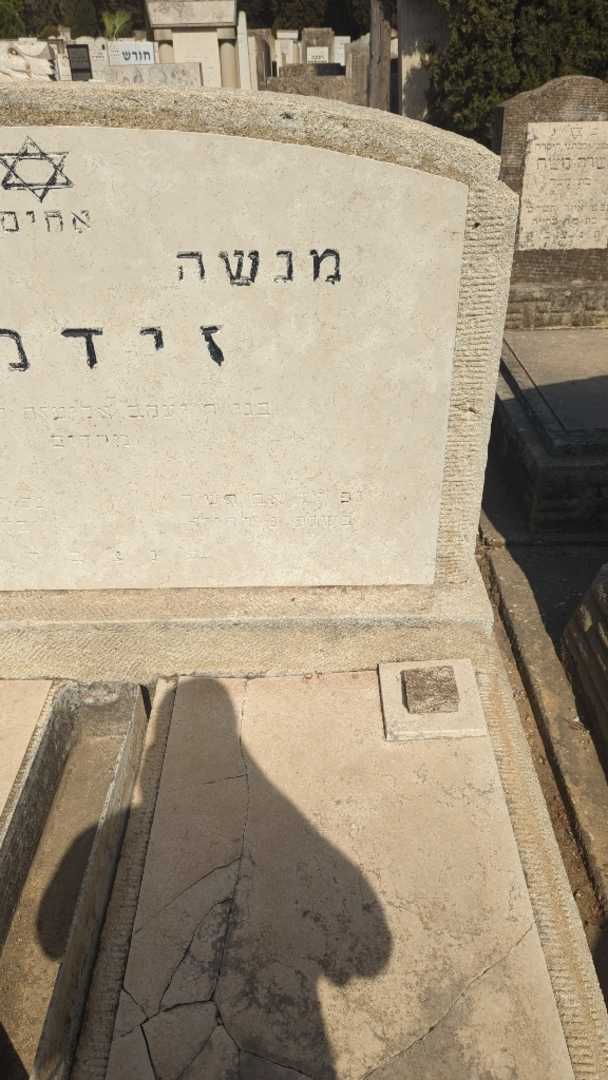 קברו של מנשה זידמן. תמונה 2