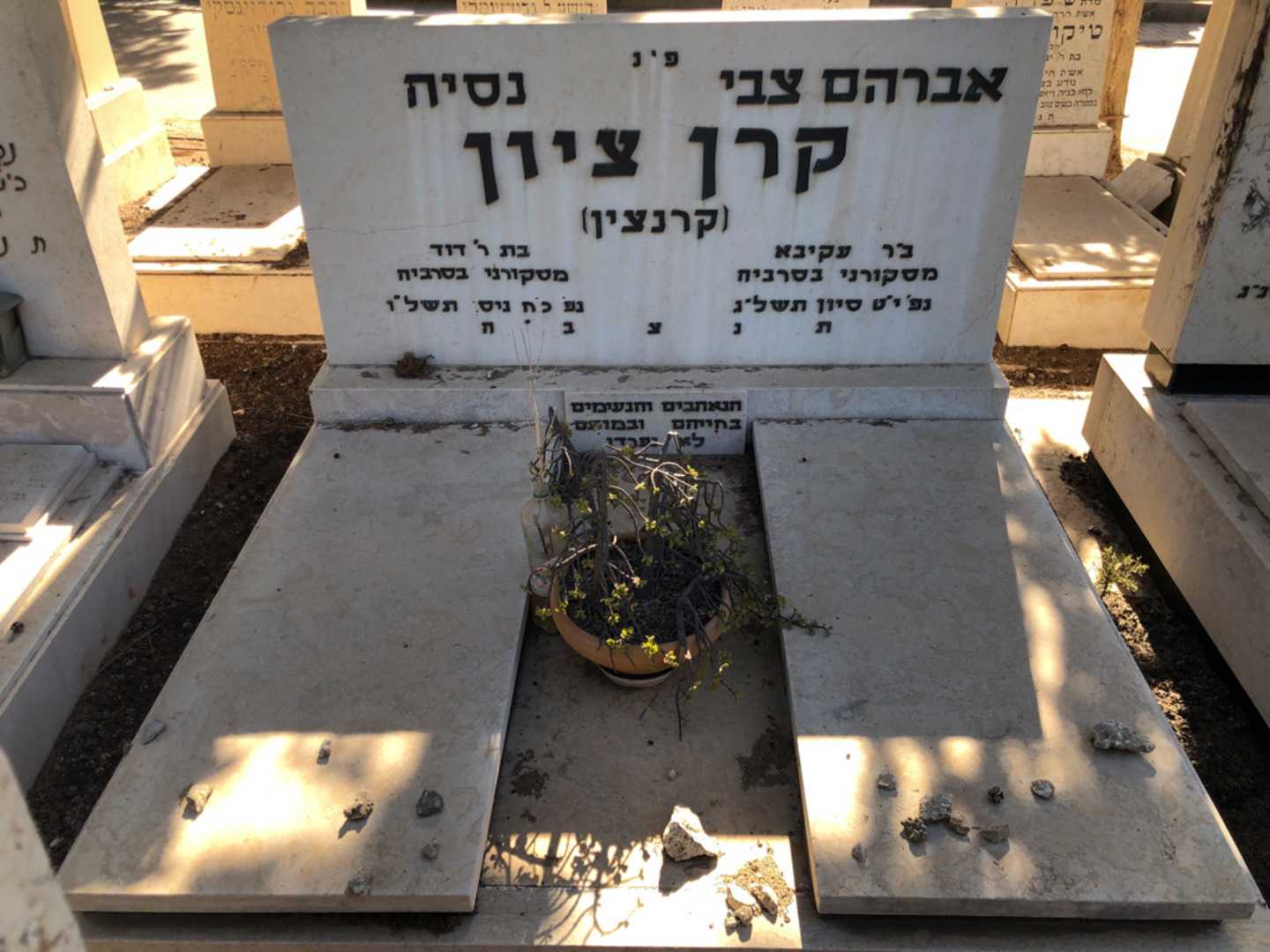 קברו של נסיה "קרנצין" קרן ציון. תמונה 2