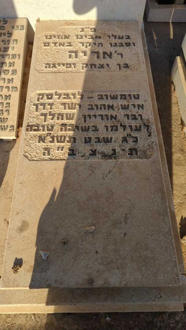 קברו של אריה אראל ארבספלד. תמונה 2