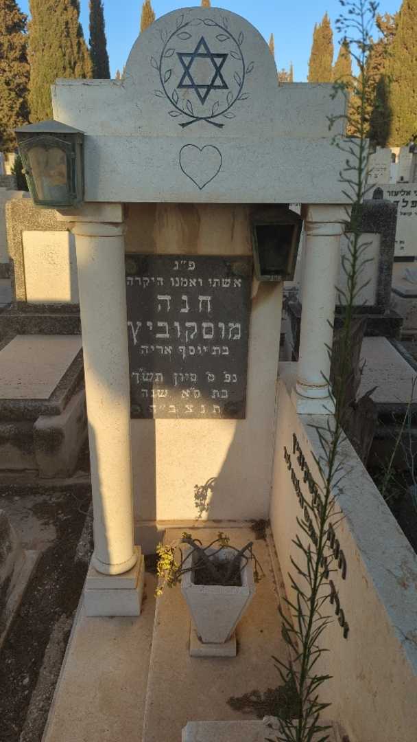 קברו של חנה מוסקוביץ. תמונה 2