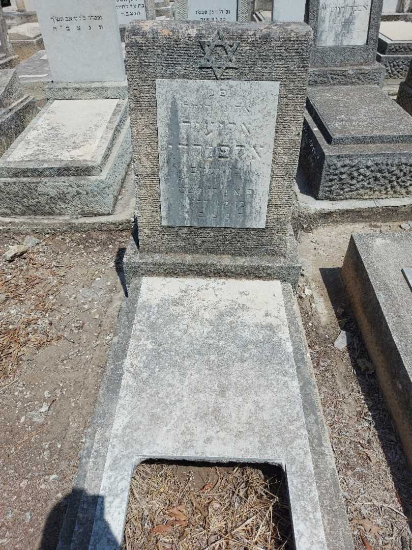 קברו של אליעזר אלפנדרי