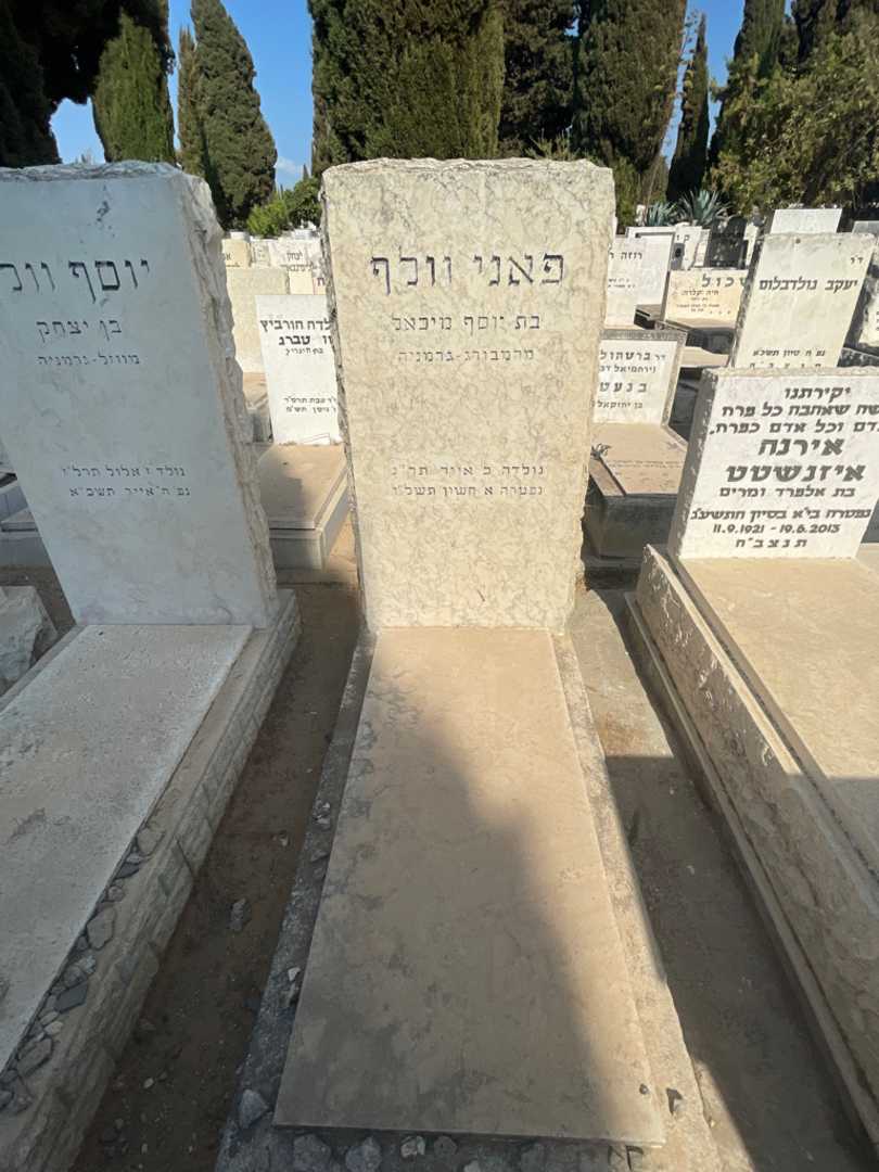 קברו של פאני וולף. תמונה 2