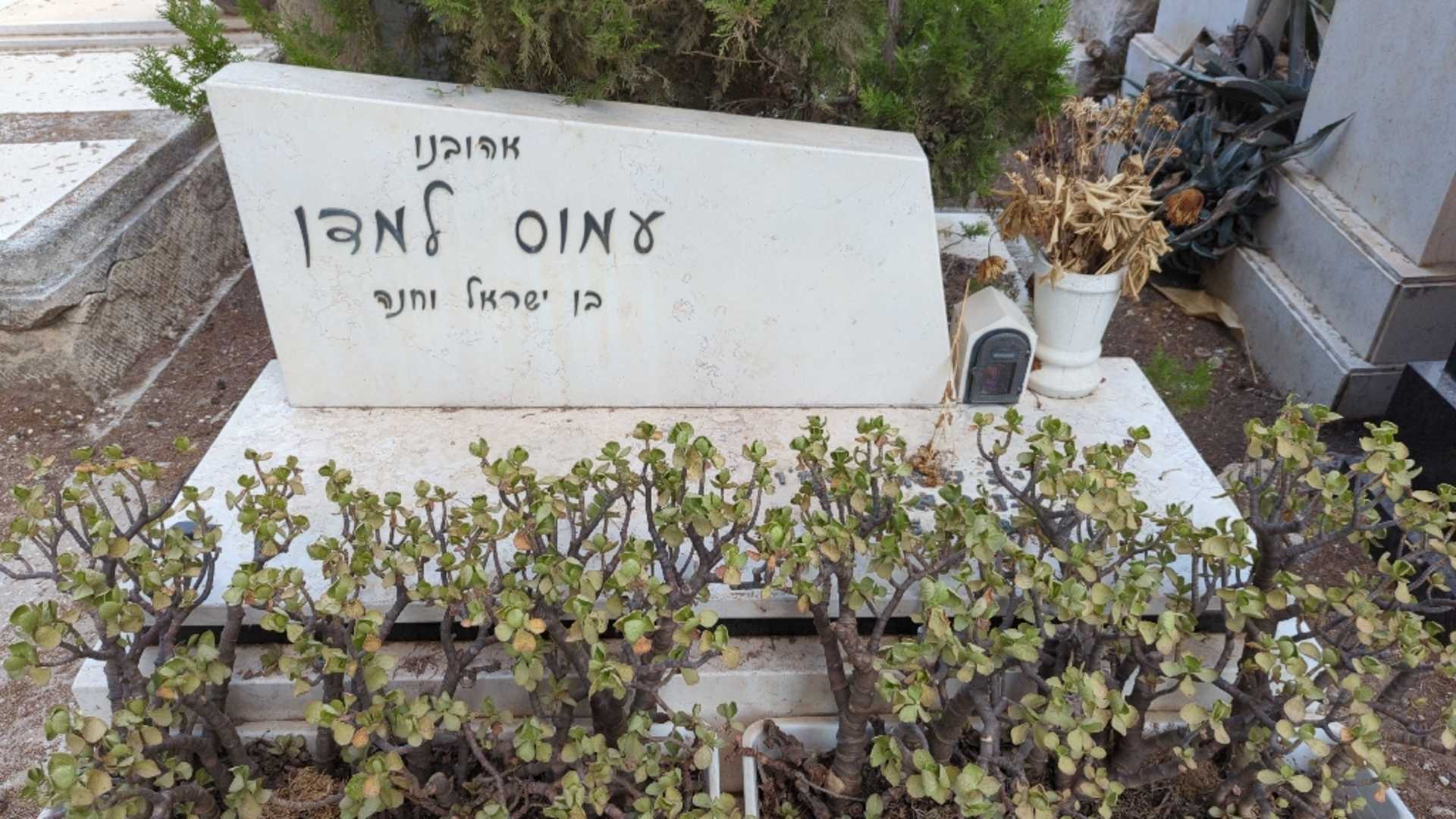 קברו של עמוס למדן