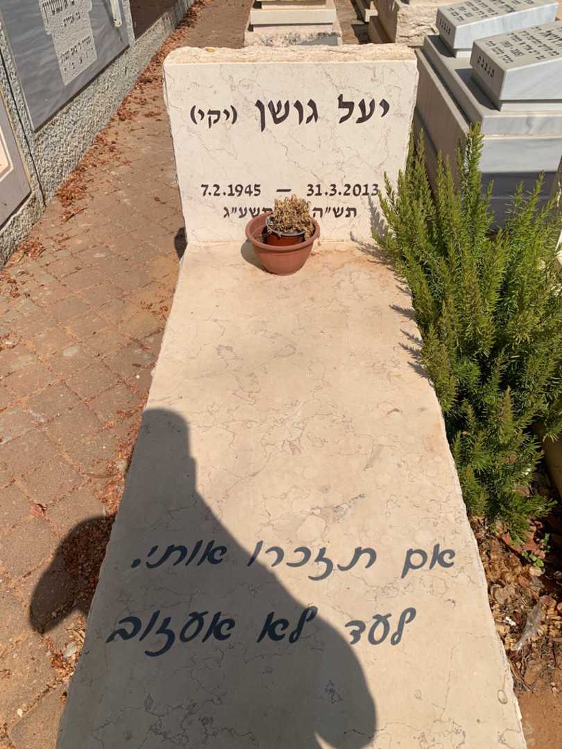 קברו של יעל "יקי" גושן