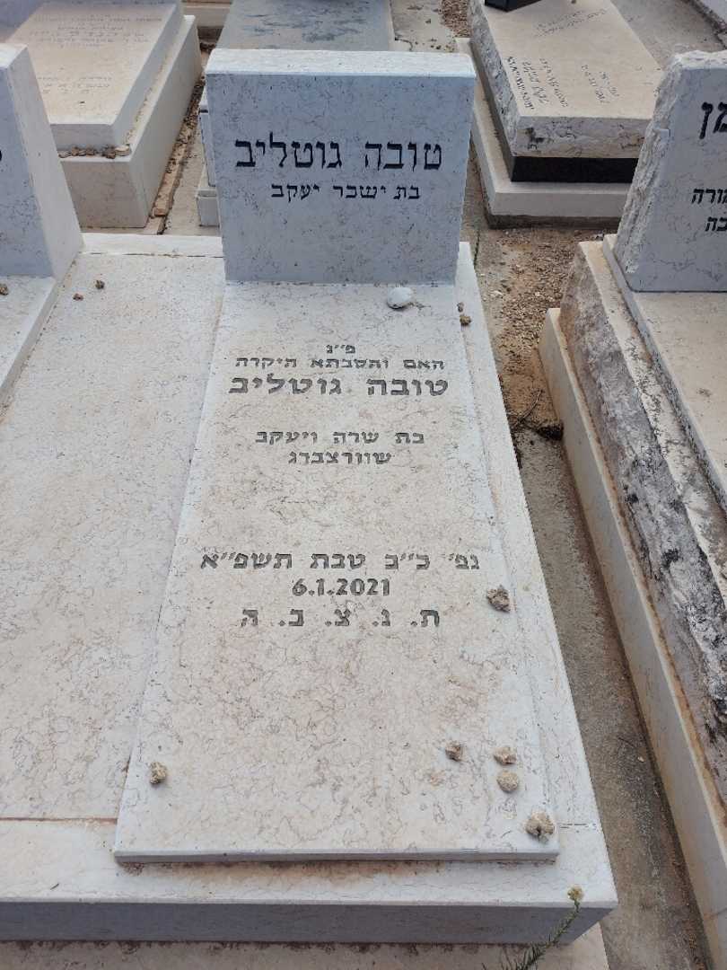 קברו של טובה גוטליב. תמונה 1