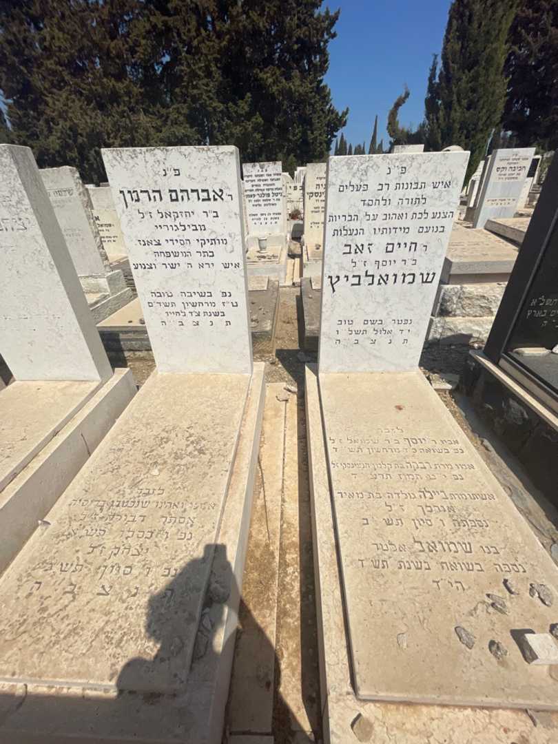 קברו של אברהם הרמן. תמונה 1