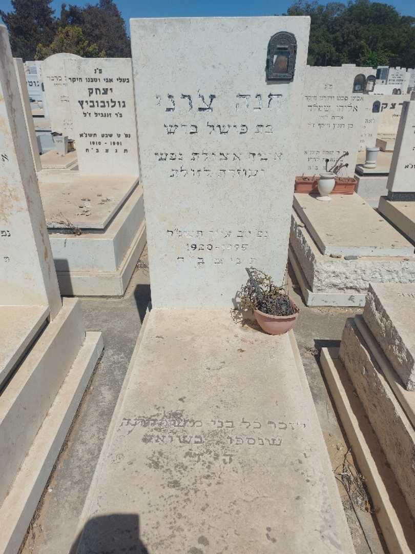קברו של חנה צ׳רני