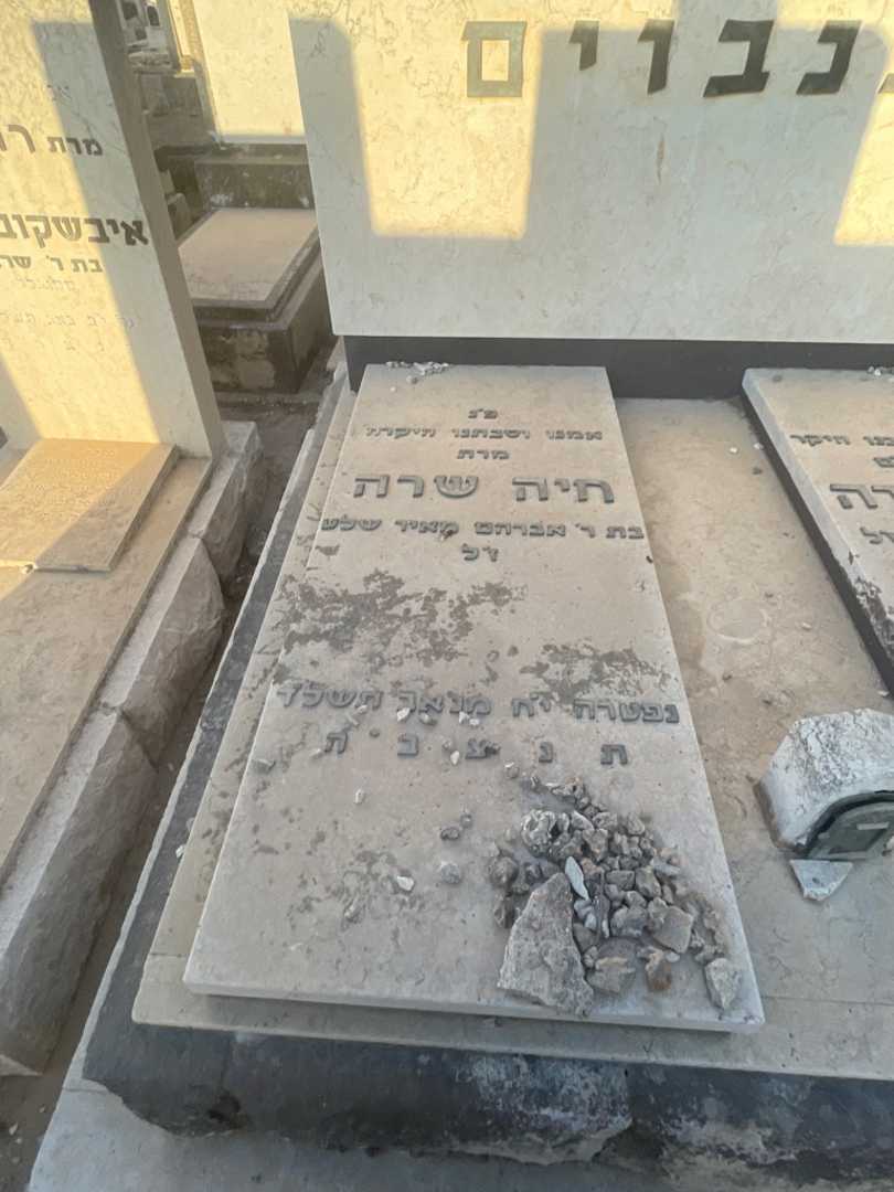 קברו של חיה שרה טננבוים. תמונה 2