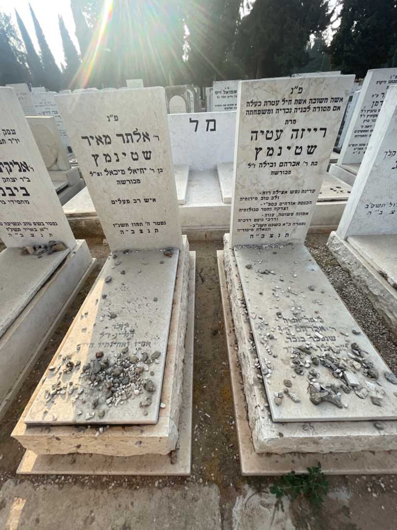 קברו של אלתר מאיר שטינמץ. תמונה 1