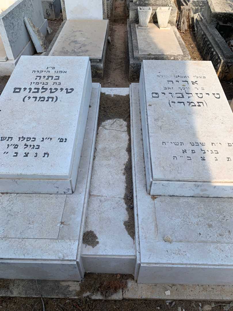 קברו של בתיה טיטלבוים (תמרי). תמונה 1