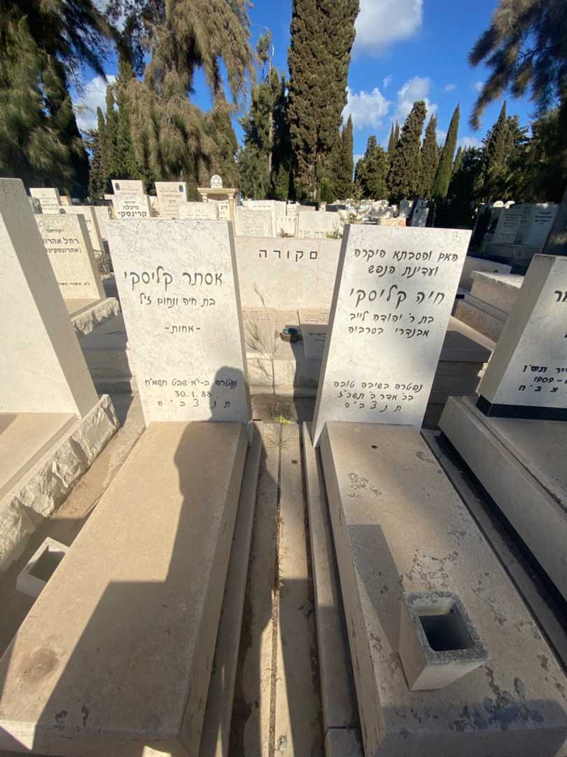 קברו של אסתר קליסקי. תמונה 2
