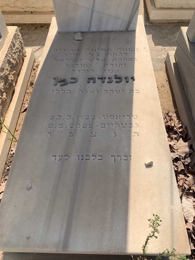 קברו של אנה בללי. תמונה 2