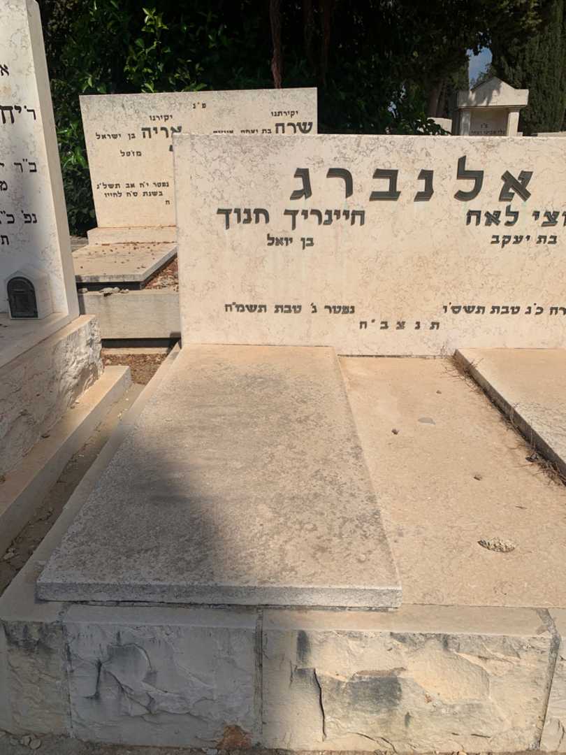 קברו של היינריך חנוך אלנברג. תמונה 2