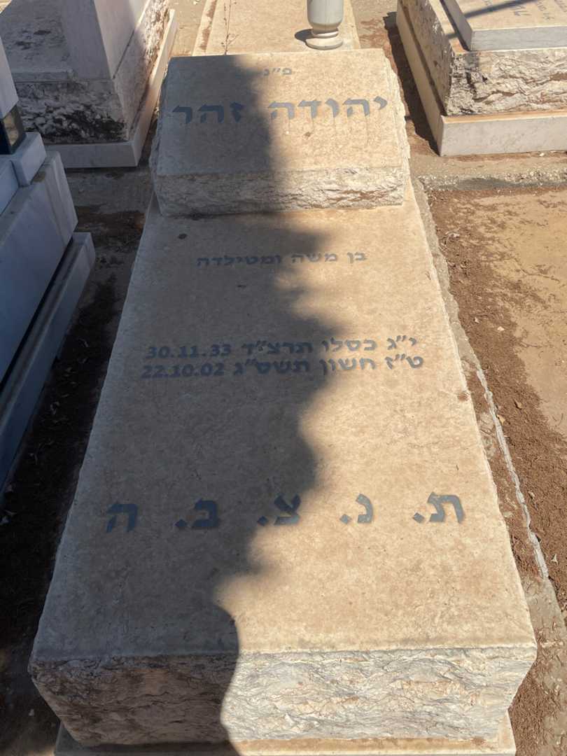 קברו של יהודה זהר