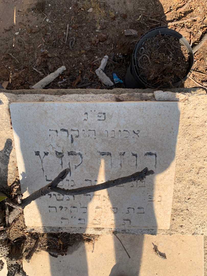 קברו של רוזה קוץ. תמונה 2