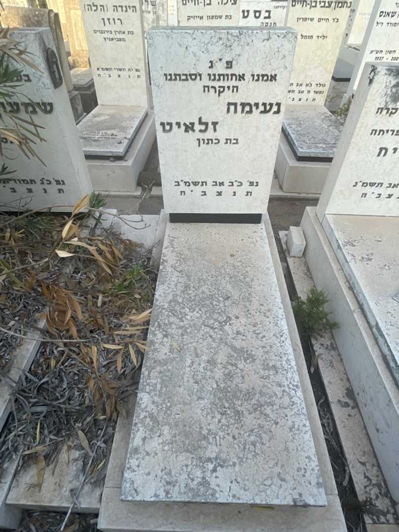קברו של נעימה זלאיט. תמונה 2