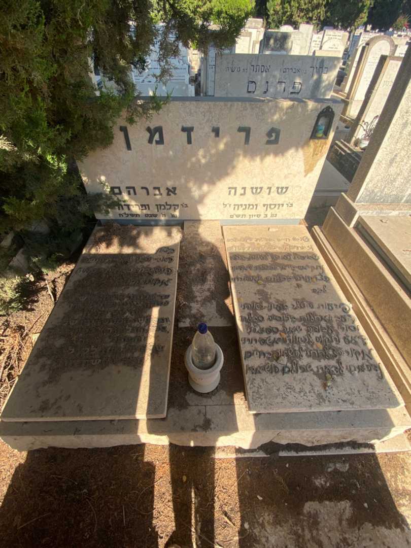קברו של אברהם פרידמן. תמונה 1