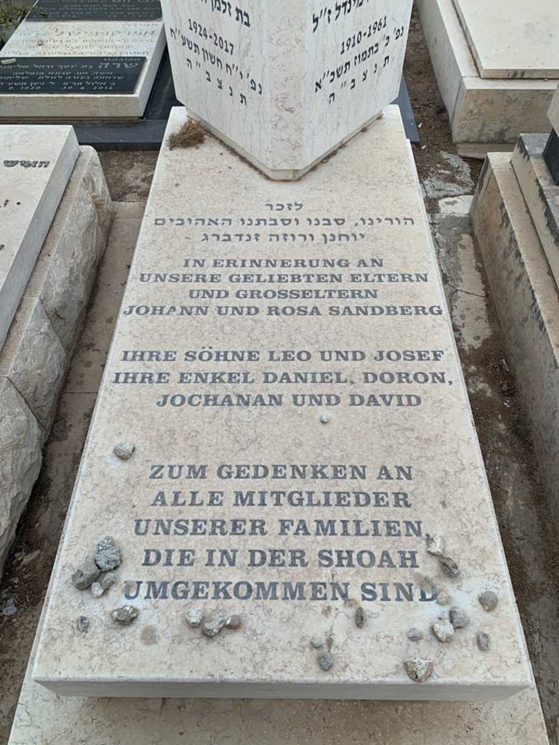 קברו של יוחנן זנדברג. תמונה 2