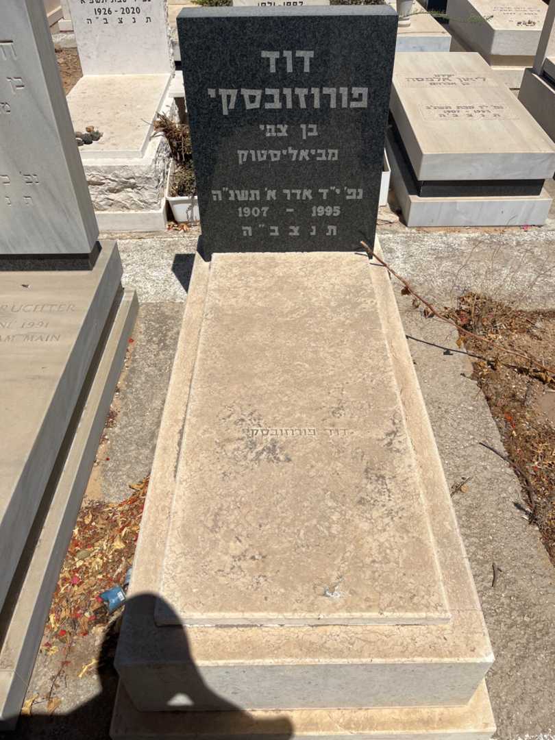 קברו של דוד פורוזובסקי