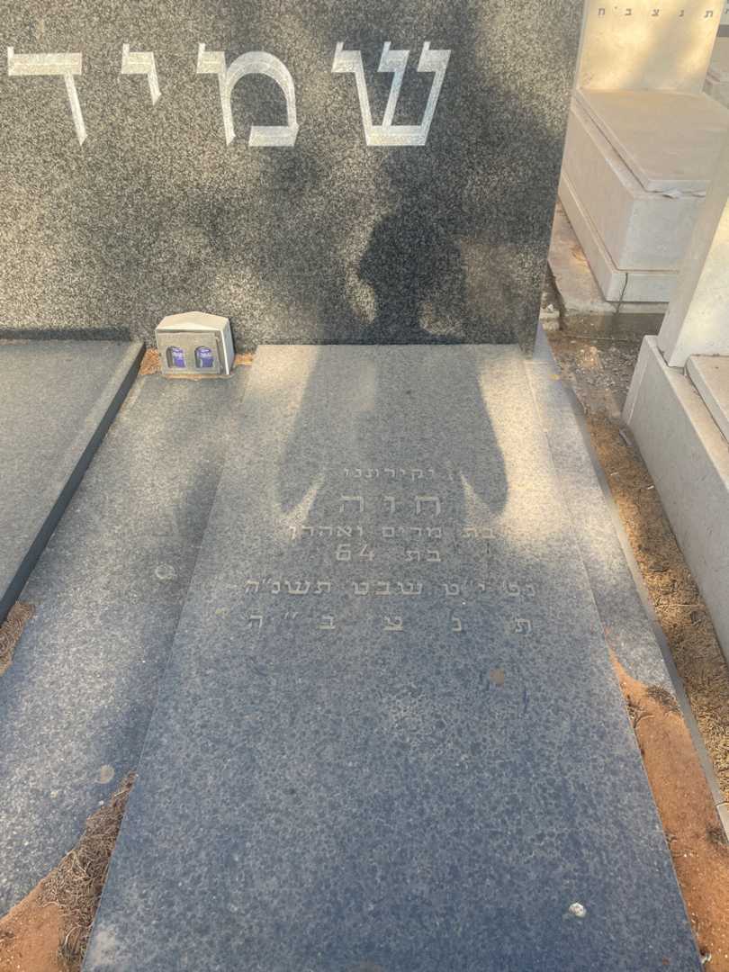 קברו של חוה שמידט. תמונה 2