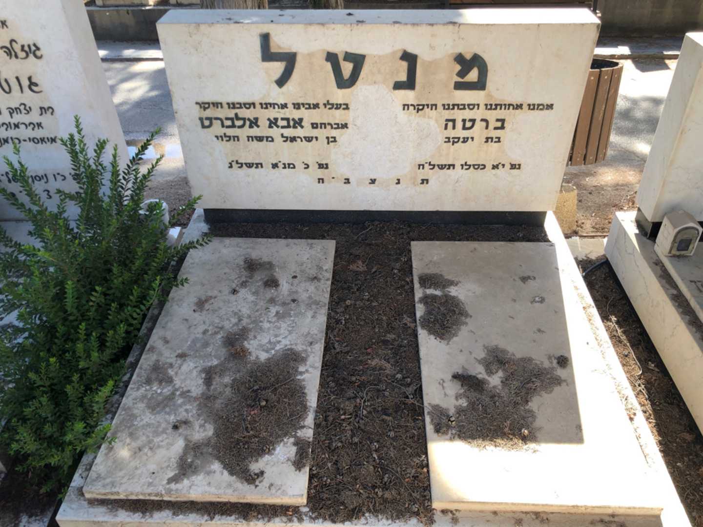 קברו של ברטה מנטל. תמונה 2