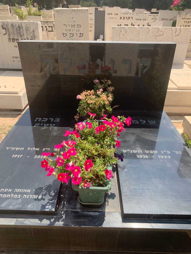 קברו של ברכה "טטיק" קרונפלד. תמונה 2